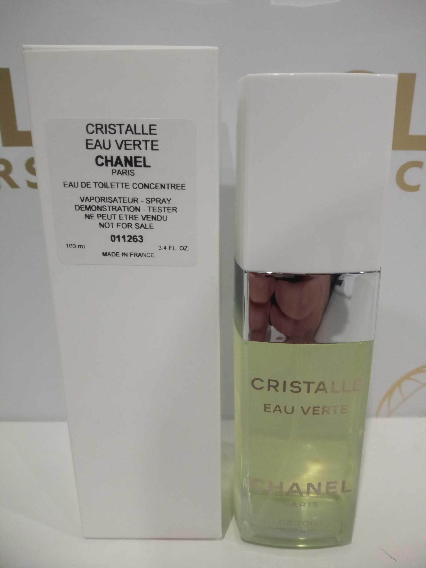 RRP £90 Boxed Brand New Full Tester Bottle Of Chanel Paris Cristalle Eau Verte Eau De Toilette