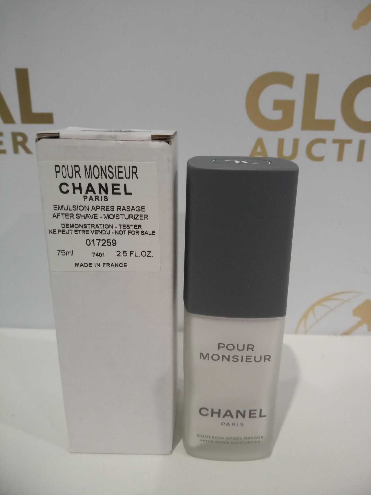 RRP £60 Boxed Brand New Full Tester Bottle Of Chanel Paris Pour Monsieur 75Ml Aftershave