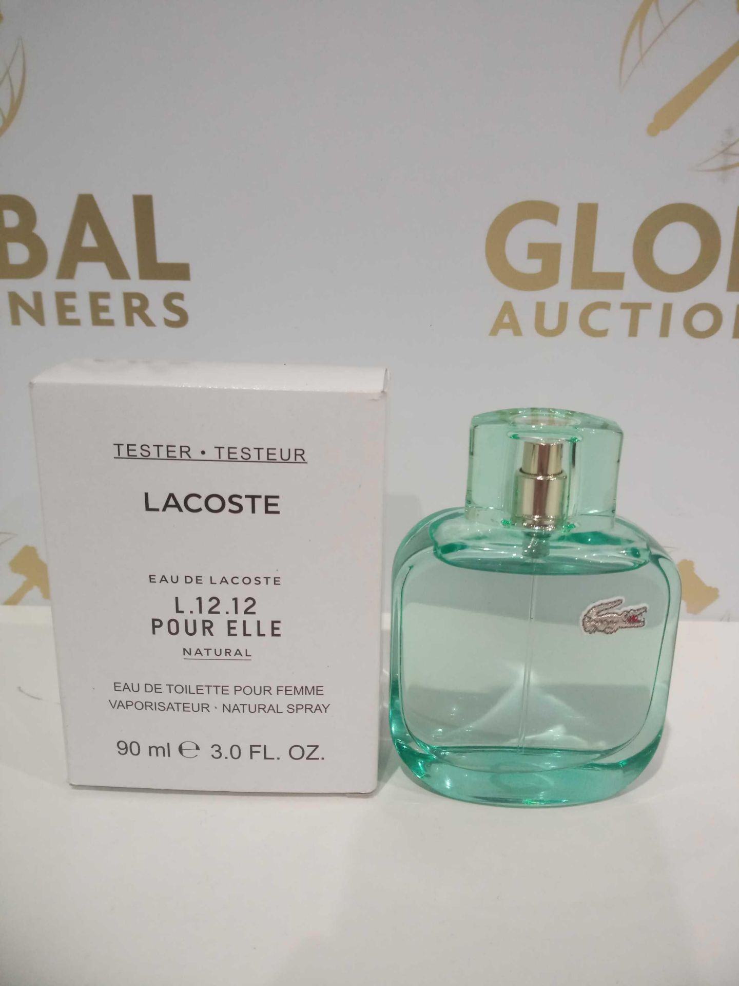 RRP £55 Boxed Brand New Full Tester Bottle Of Lacoste Natural Green Pour Elle 90Ml Eau De Toilette