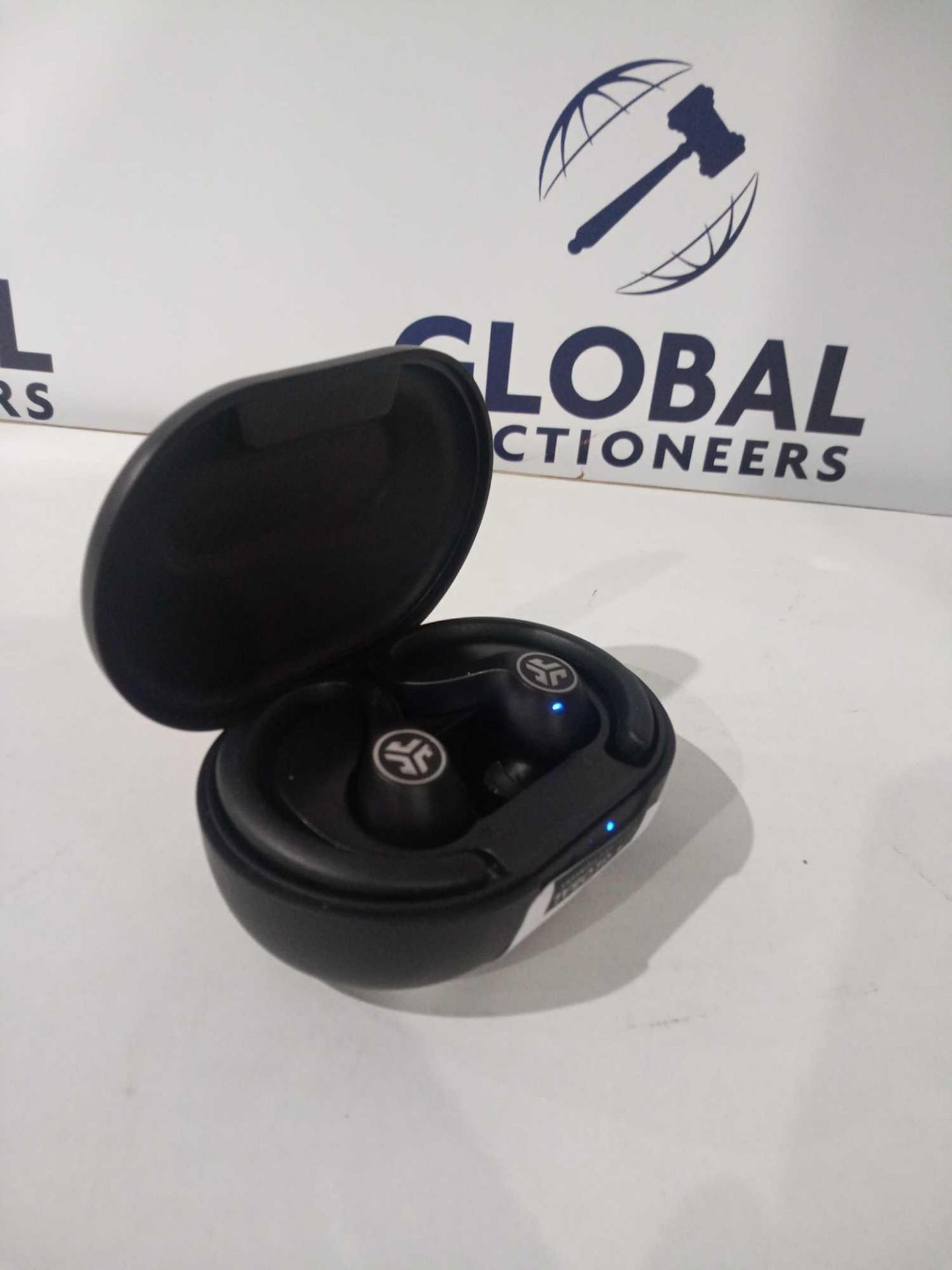 RRP £90 Jlab Wireless Audio Earphones With Charging Case In Black