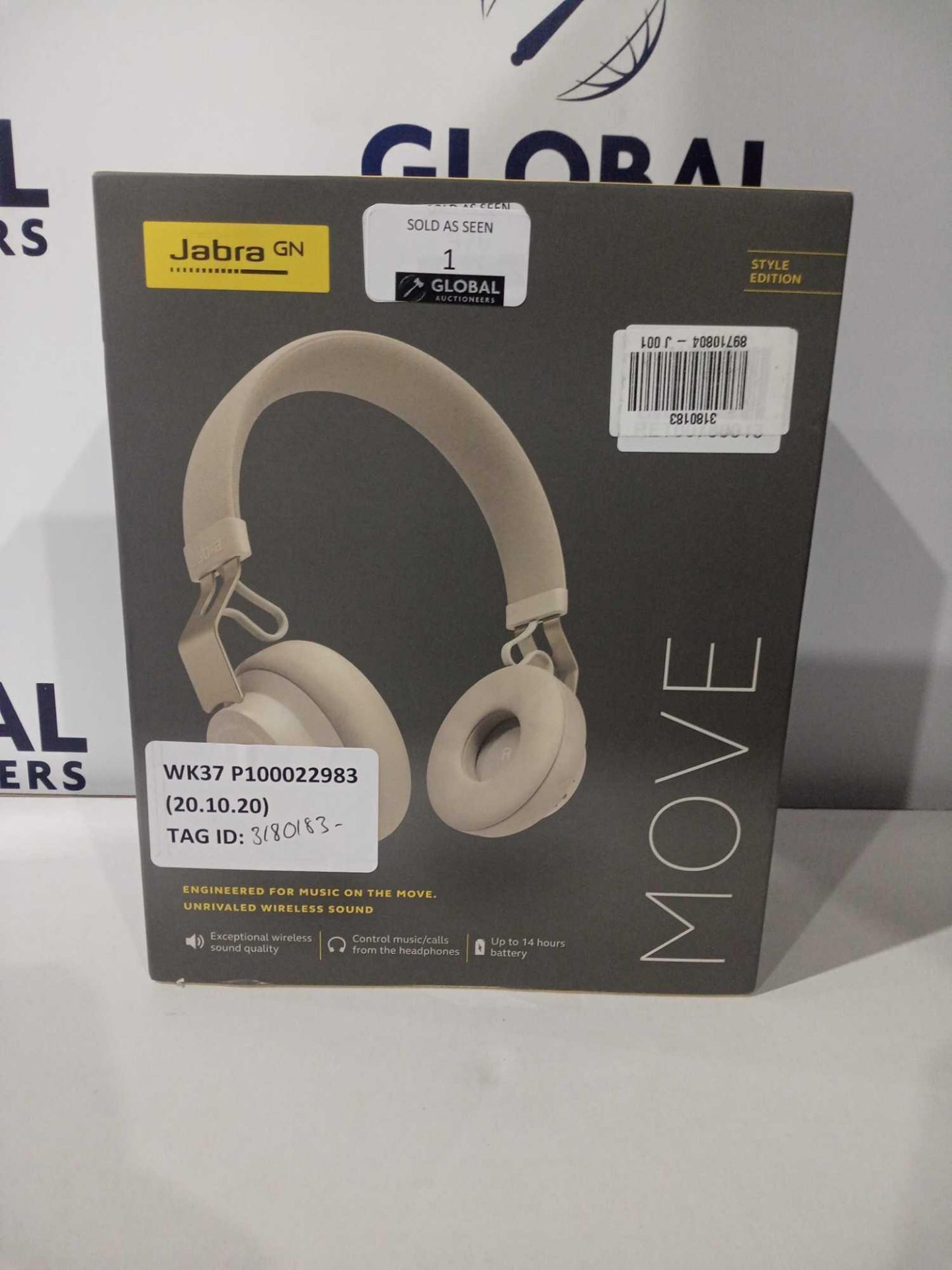 RRP £90 Boxed Jabra Gn Style Edition Move Wireless Earphones