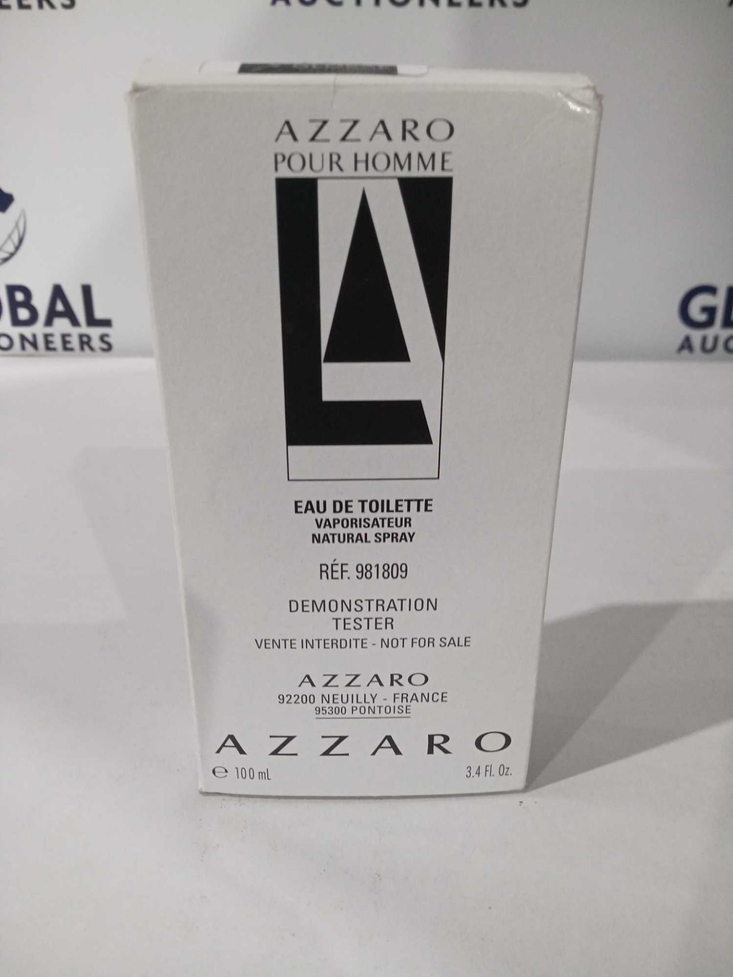 RRP £100 Brand New Boxed 100Ml Full Tester Bottle Of Azzaro Pour Homme Edt Spray
