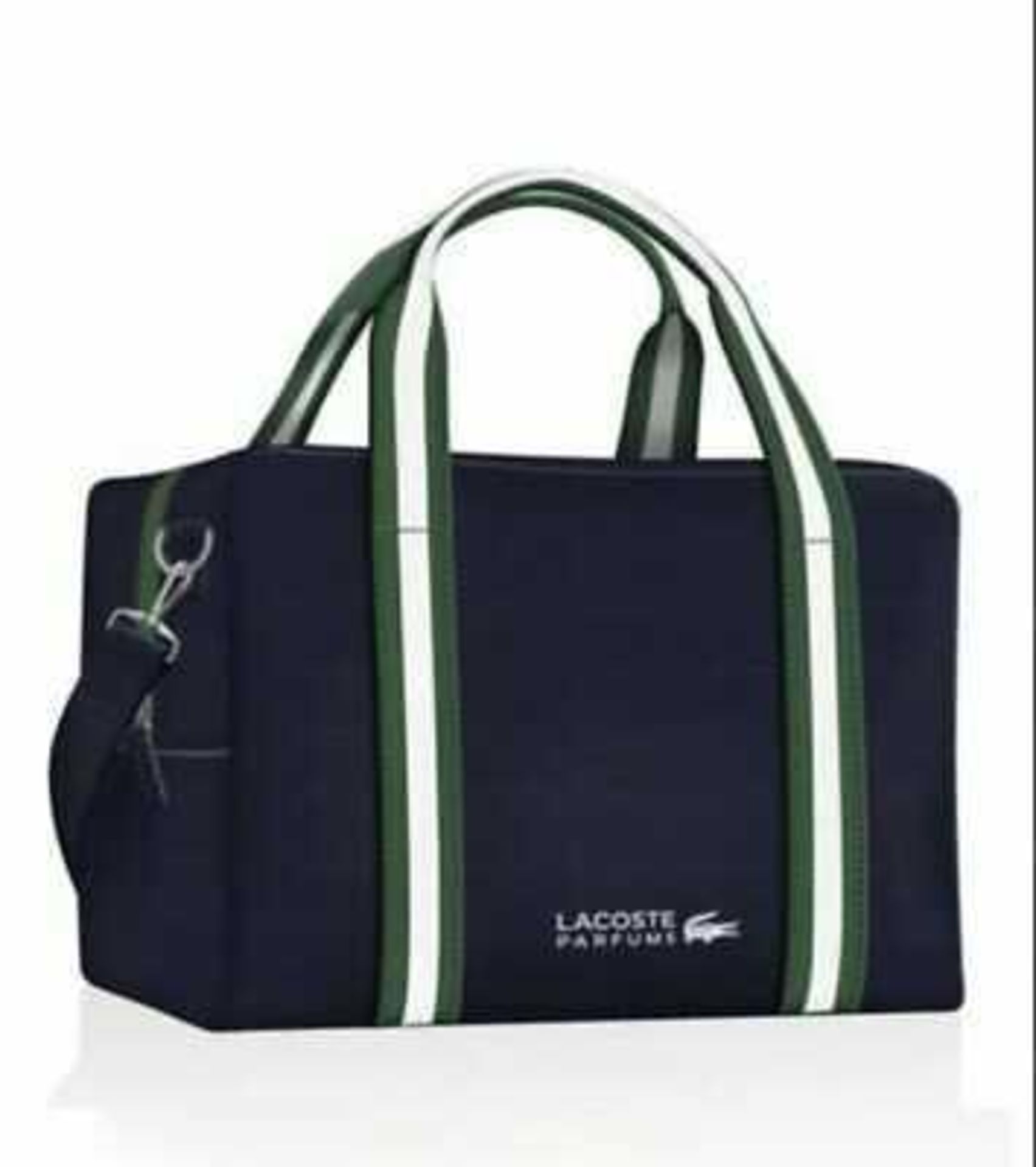 RRP £60 Brand New Bagged Lacoste Perfumes Blue Gym Bag