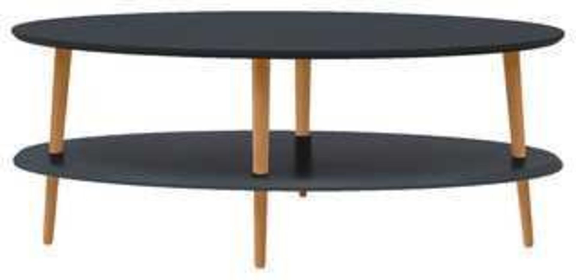 RRP £120 Boxed Ovo Graphite Coffee Table