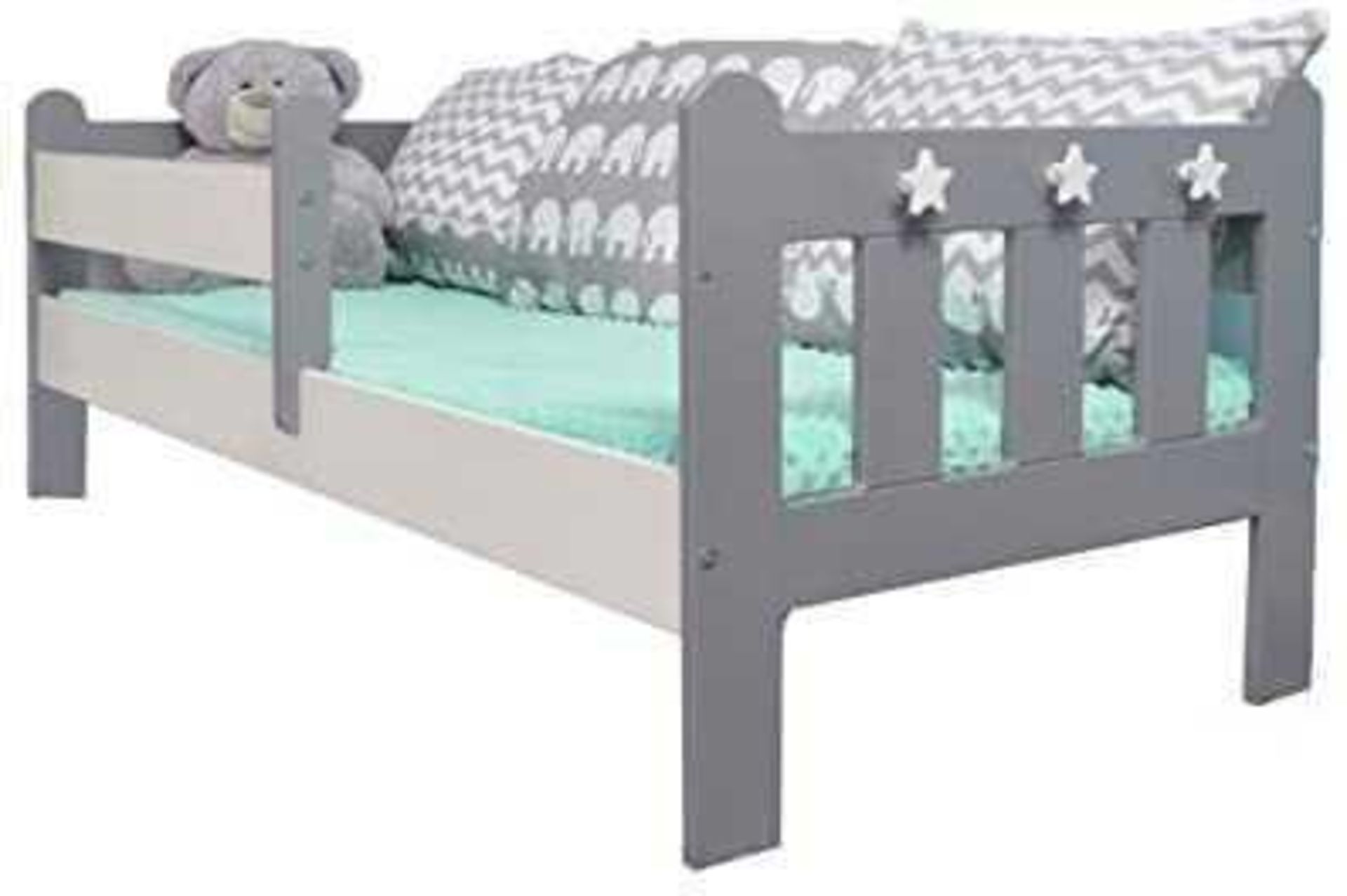 RRP £100 Boxed Stanley Stars Toddler Bed