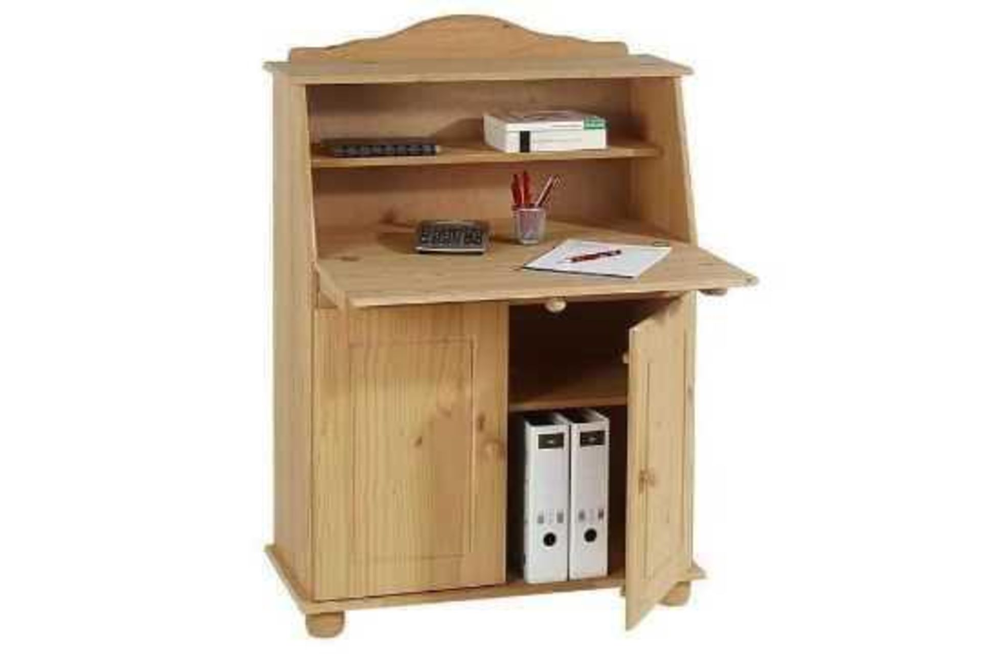 RRP £140 Boxed Marlow Home Hamlin Security Desk (17834)