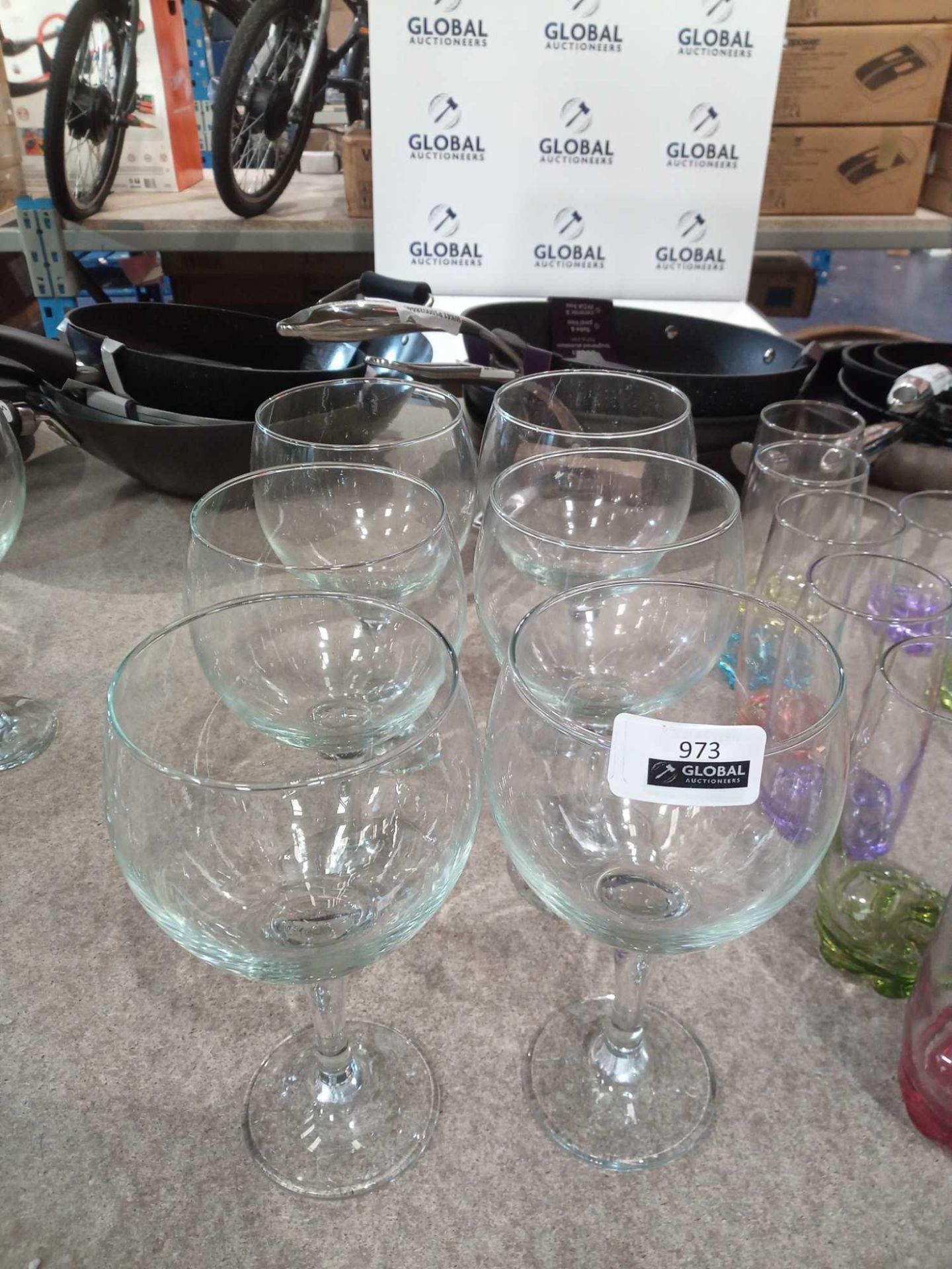 RRP £10 Each Designer Lav Glassware Large Wine Glasses