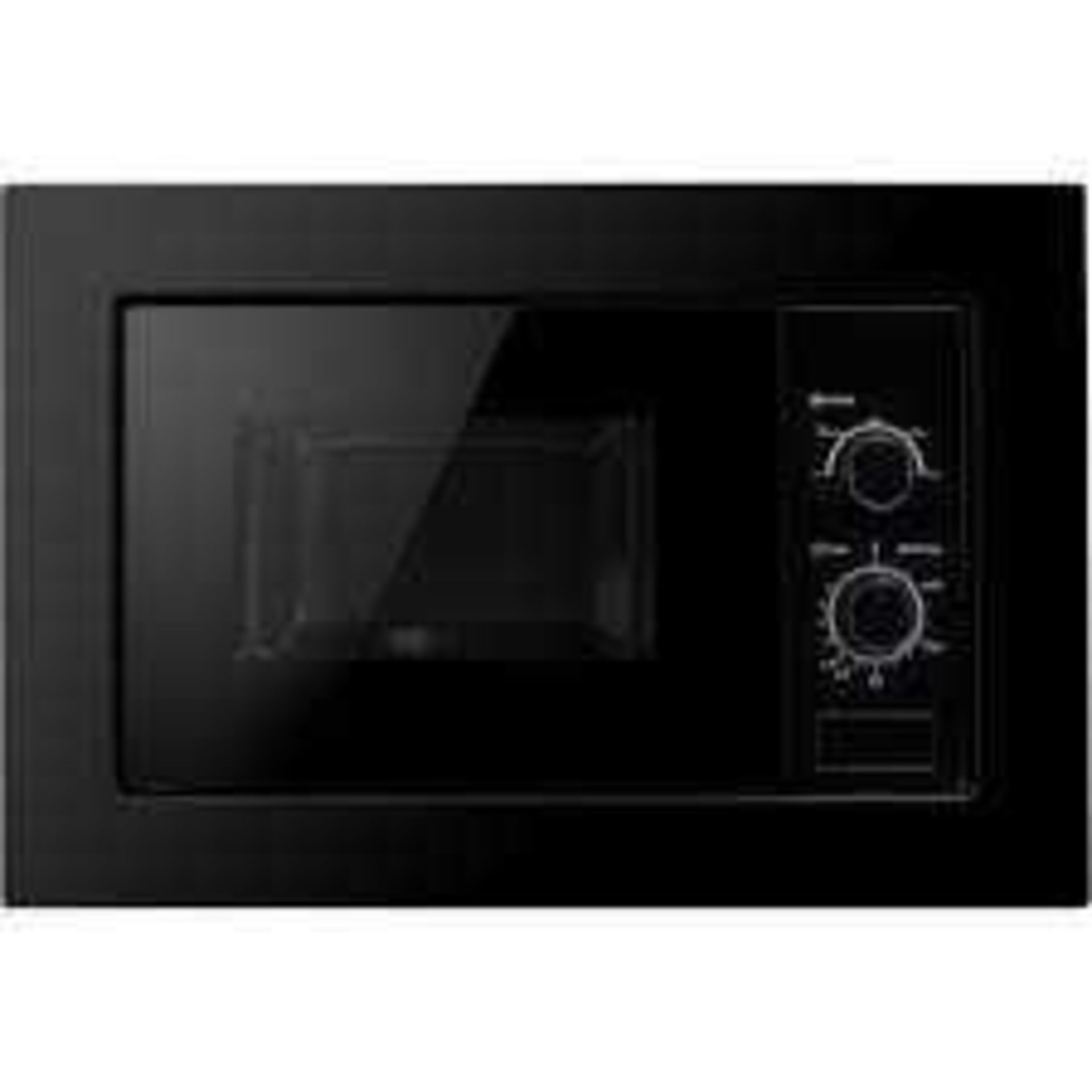 RRP £160 Unboxed Integrated Black Microwave Oven