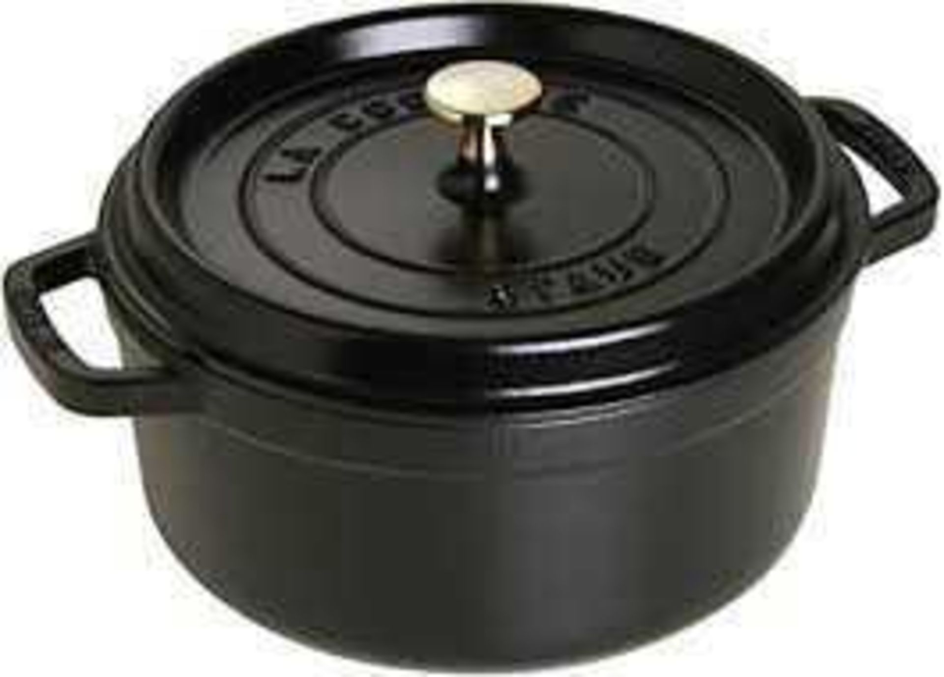 RRP £200 Boxed Staub Enameled Cast Iron Solid Casserole Pot
