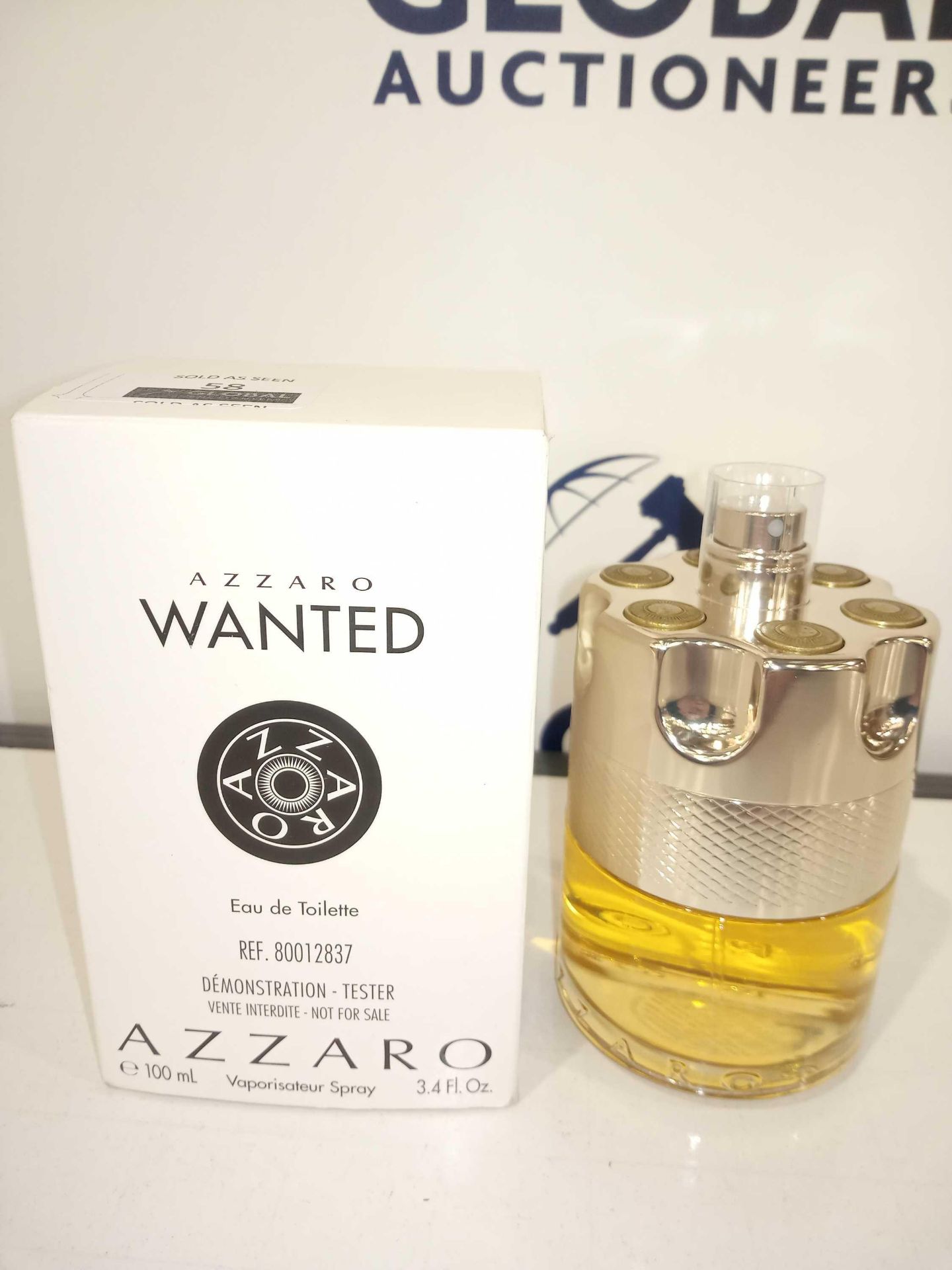 RRP £50 Boxed Brand New Full Tester Bottle Of Azzaro Wanted 100Ml Eau De Toilette