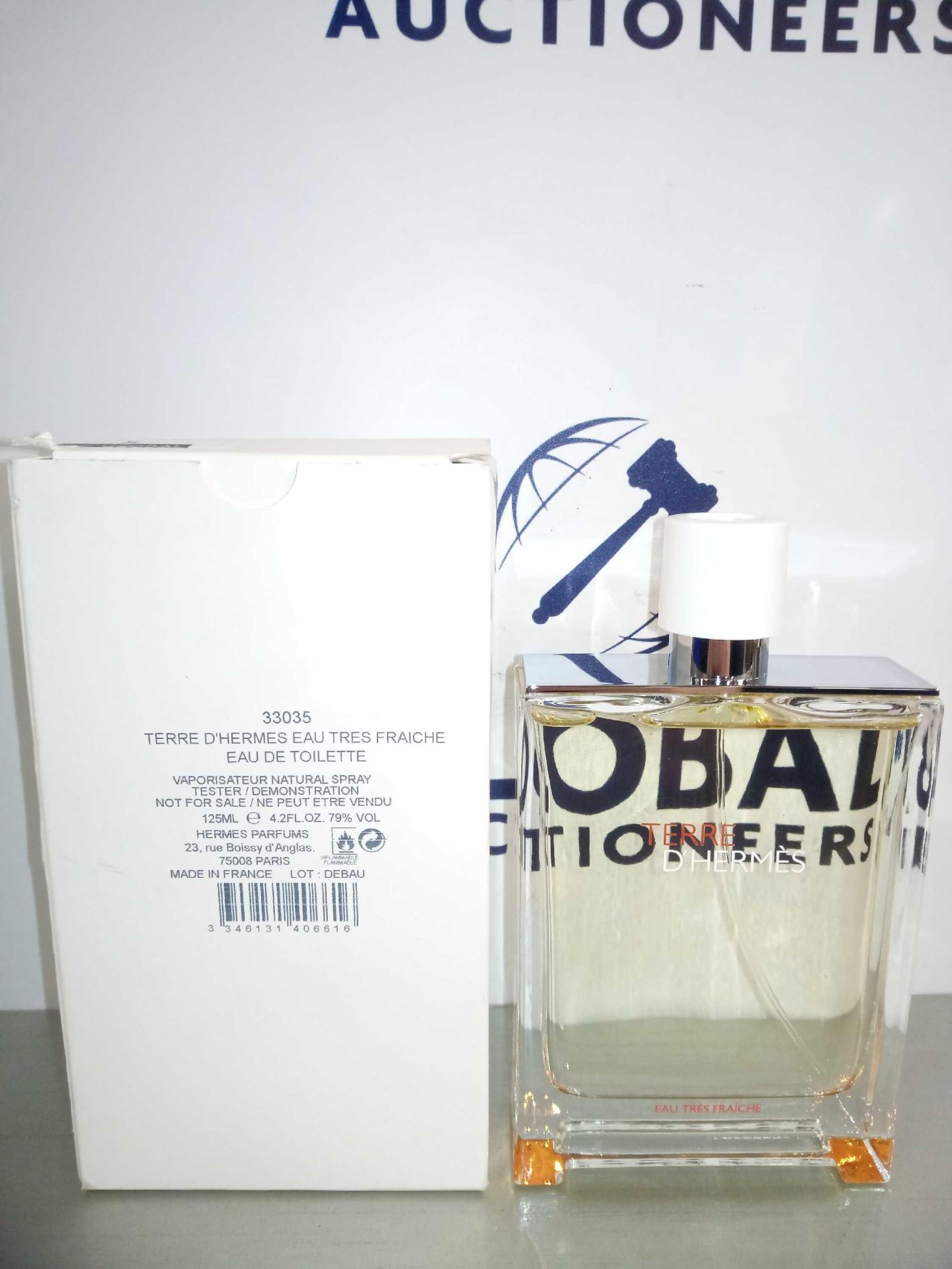 RRP £90 Boxed Brand New Full Tester Bottle Of Terre D'Hermes 125Ml Eau De Toilette (Appraisals