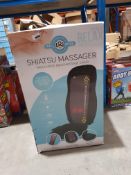 2 X WELL BEING SHIATSU MASSAGER TRIPLE MODE BACK MASSAGE CHAIR