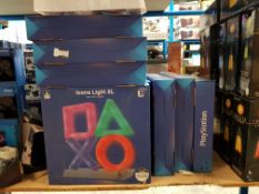 APPROX 12 X PLAYSTATION ICONS LIGHT XL