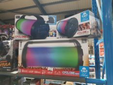 3 ITEMS – 1 X IDANCE CYCLONE 1000X, 1 X CYCLONE 400 & 1 X CYCLONE 300 BLUETOOTH SPEAKERS