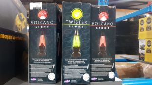 9 X TWISTER / VOLCANO LIGHT