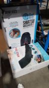 2 ITEMS – 1 X HOMEDICS GEL SHIATSU MASSAGER WITH HEAT & 1 X WELL BEING FULL BODY MASSAGER MAT