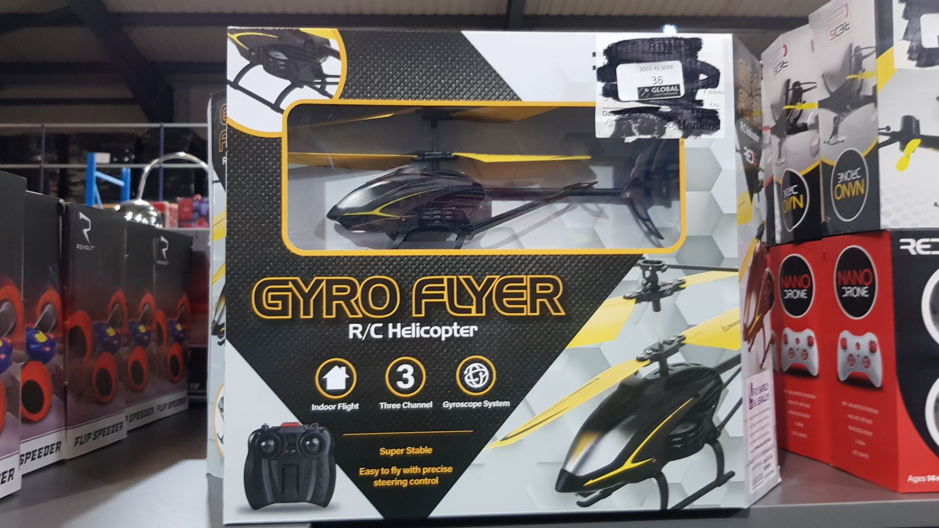 10 X RED5 GYRO FLYER RC HELICOPTER