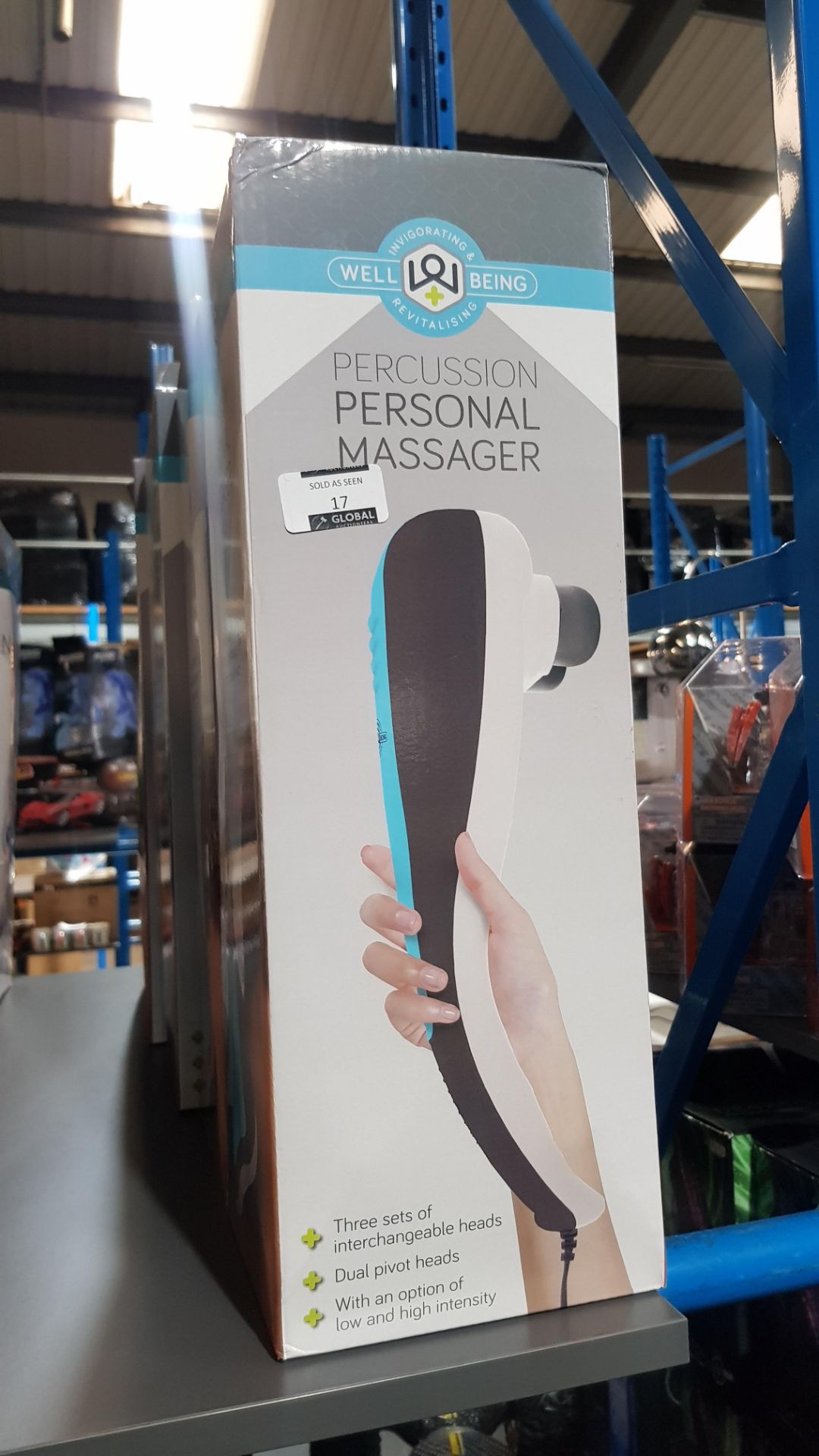 5 X WELL BEING PERCUSSION PERSONAL MASSAGER