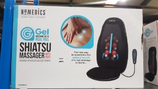 2 X HOMEDICS GEL SHIATSU MASSAGER WITH HEAT