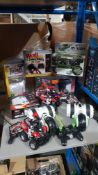 9 ITEMS – MIXED LOT TO INC WALL RIDER, WALL CLIMBING CAR, MINI RC QUAD BIKE , MOTION CONTROL CAR &