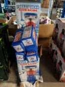 8 ITEMS – 3 X FREEZY BEAR SLUSHIE MACHINE & 5 X SLUSH PUPPIE PAPER CUPS & STRAWS PACK