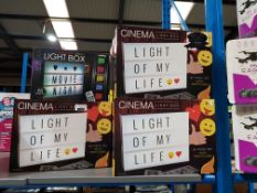 11 X CINEMA LIGHT BOX