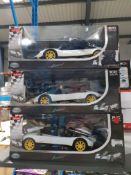 3 X RASTAR ZONDA R RC CAR