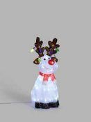 RRP £50 To £60 Each Assorted John Lewis Christmas Decorations To Include And 53Cm Reindeer