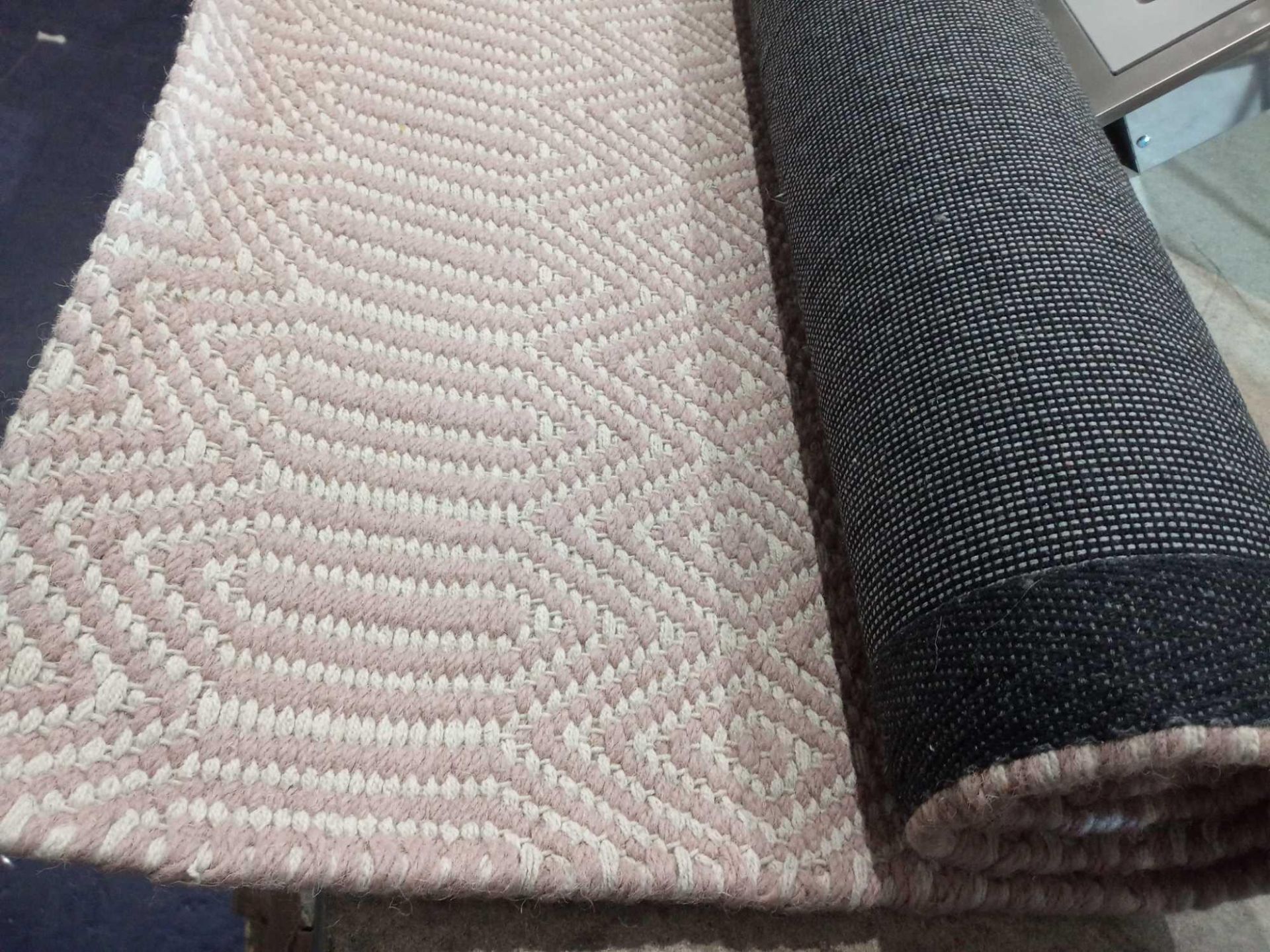 RRP £225 Cox & Cox Dana Rug - Blush