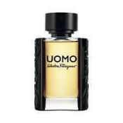 RRP £50 Brand New Boxed 50 Ml Bottle Of Salvatore Ferragamo Uomo Edt Spray