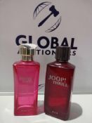 RRP £30 Each Unboxed Joop Fragrances To Include 100Ml Jeep Bill For Men And 75Ml Joop Thrill For Wom