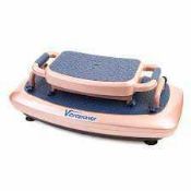 RRP £200 Boxed Vibrapower Slim 3 Vibration Plate With Accessory Seat