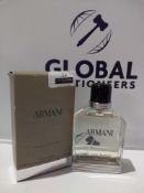 RRP £70 Brand New Boxed Full 100Ml Tester Bottle Of Armani For Him Edt Spray
