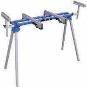 RRP £210 Boxed Fox Universal Portable Work Stand 1970Mm With Transport Strap And Folding Stand