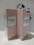 RRP £50 Each Brand New Boxed And Sealed Abercrombie And Fitch Authentic 200Ml Body Lotion