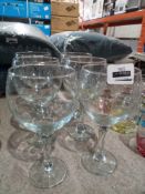 RRP £10 Each Designer Lav Glassware Large Wine Glasses