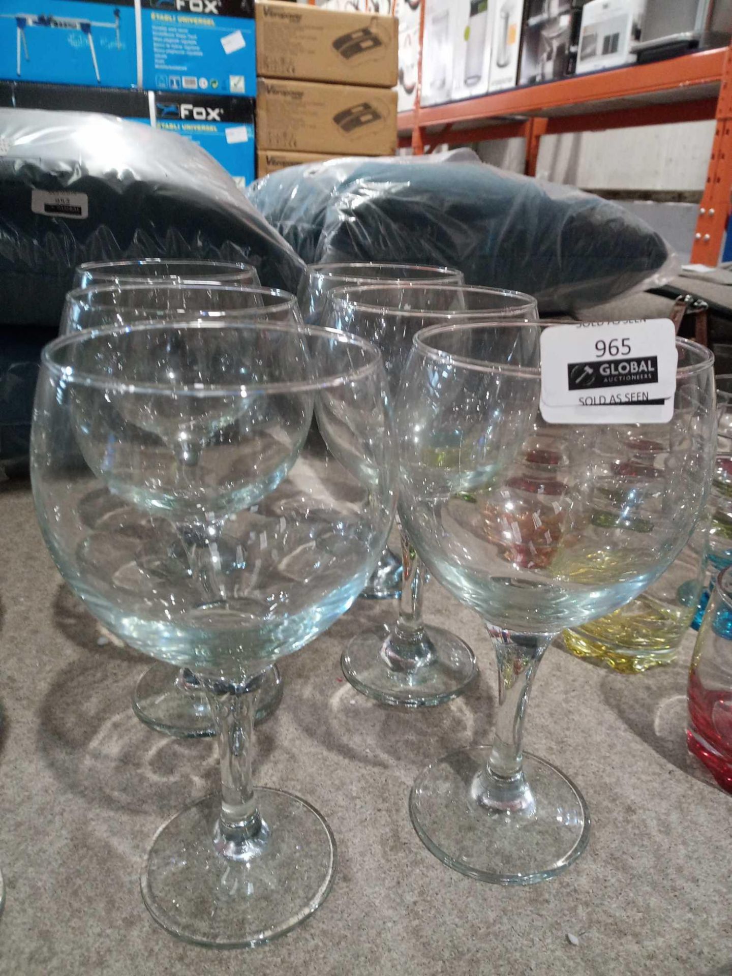 RRP £10 Each Designer Lav Glassware Large Wine Glasses