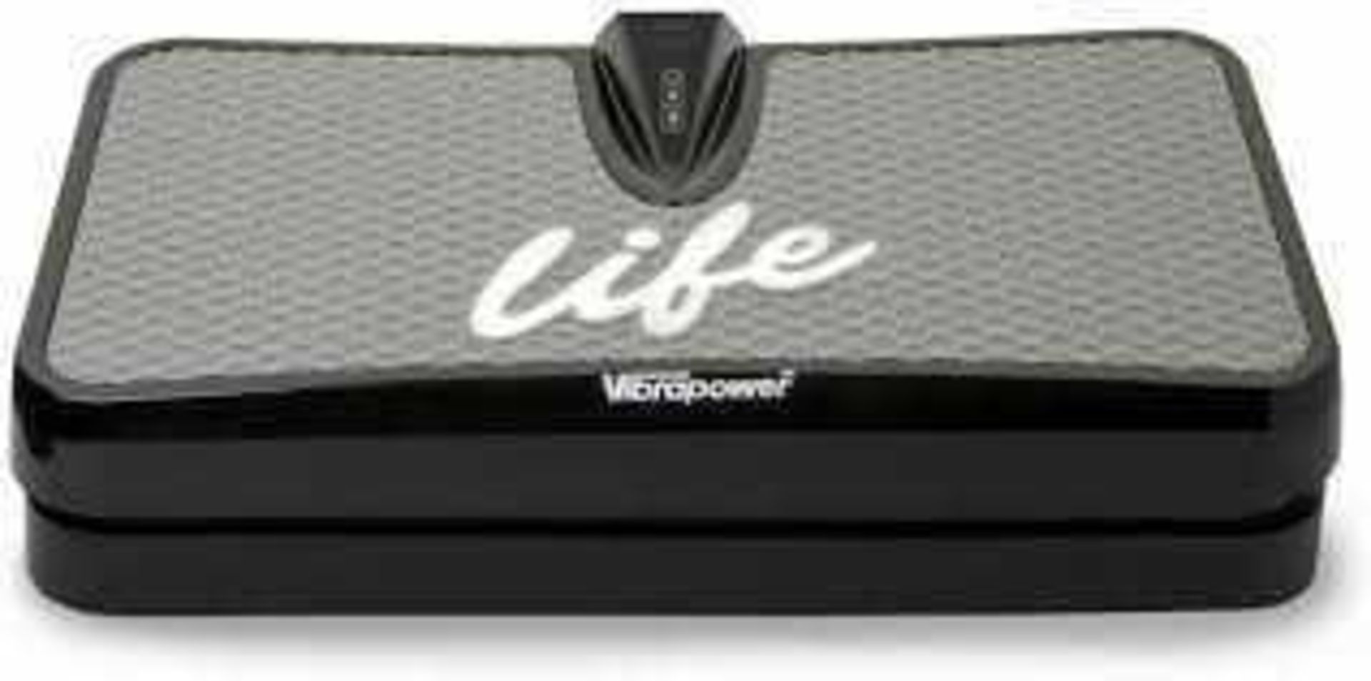 RRP £100 Boxed Vibrapower Life Fitness Plate In Black