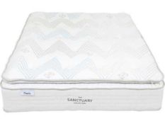 RRP £1100 Bagged Sealy Sanctuary Collection Oasis King Size Mattress (Discoloured)