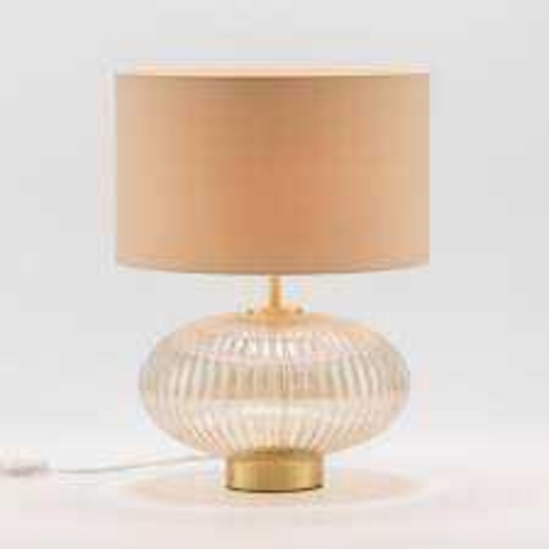 RRP £80 Boxed Debenhams Designer Dylan Table Lamp