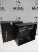 RRP £30 Each Boxed John Lewis Celebrate Set Of 2 Crystal Glass Champagne Saucers