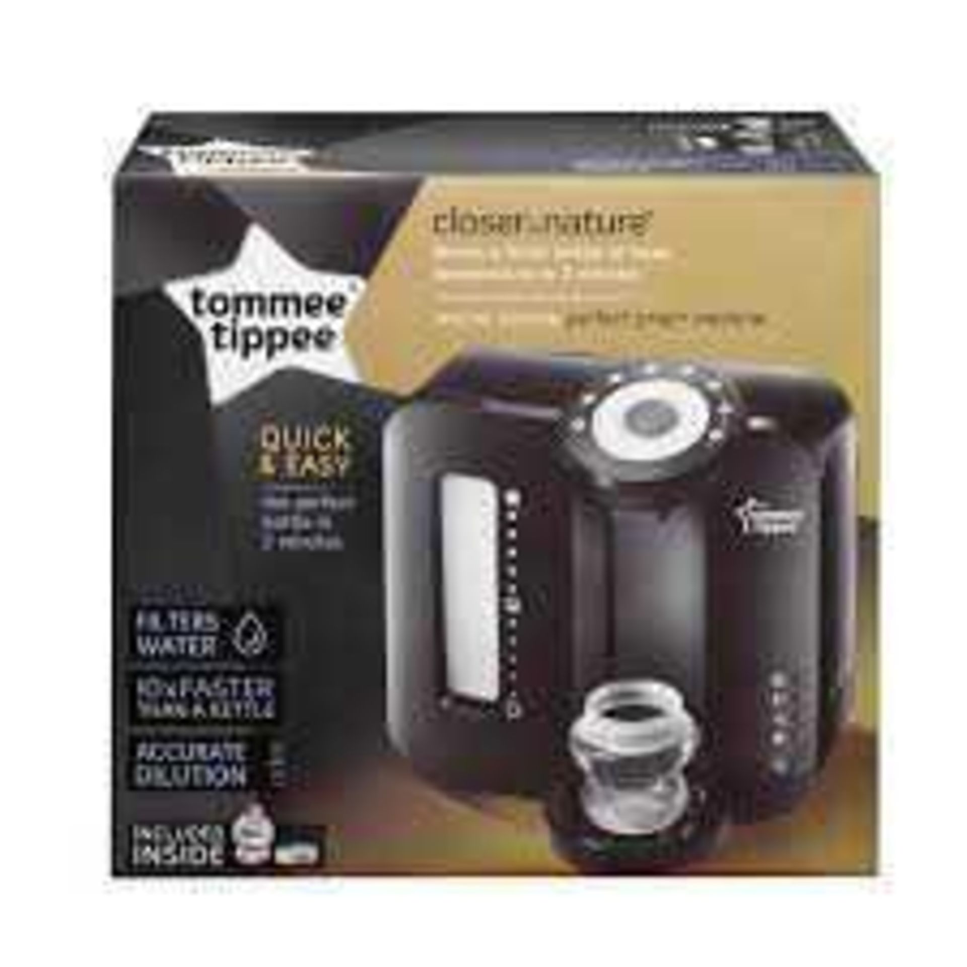 RRP £75 Boxed Tommee Tippee Closer To Nature Perfect Prep Machine