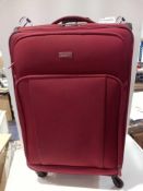 RRP £140 Antler Luggage Combination Lock Luggage Case In Maroon