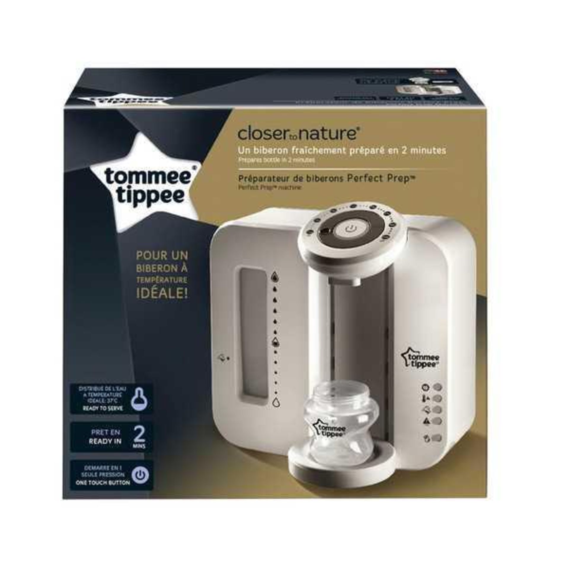 RRP £75 Boxed Tommee Tippee Closer To Nature Perfect Prep Machine