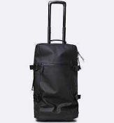 RRP £180 Boxed Rains Travel Bag Large In Black