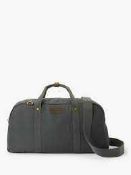 RRP £175 Barbour Wax Holdall In Grey