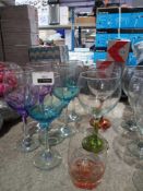 RRP £10 Each Assorted Designer Lav Glassware To Includelarge Wine Glasses Medium Wine Glasses And Wh