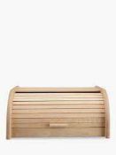 RRP £40 Each Unboxed John Lewis Bamboo Bread Bins