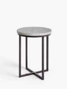 RRP £70 Boxed John Lewis Rayna Terrazzo Side Table Small