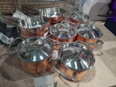 RRP £25 Each Assorted John Lewis Croft Collection Kitchenware In Copper Coated Finish